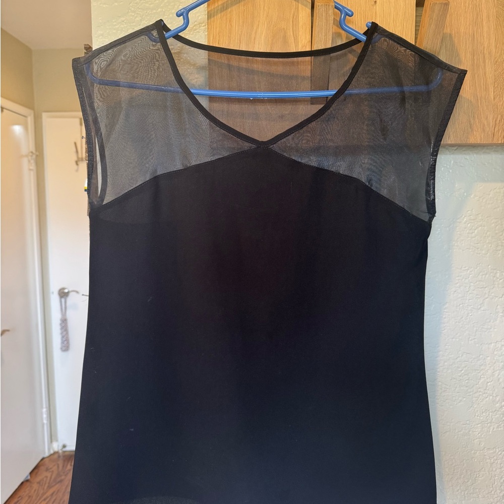 Skies Are Blue Elegant Black Top